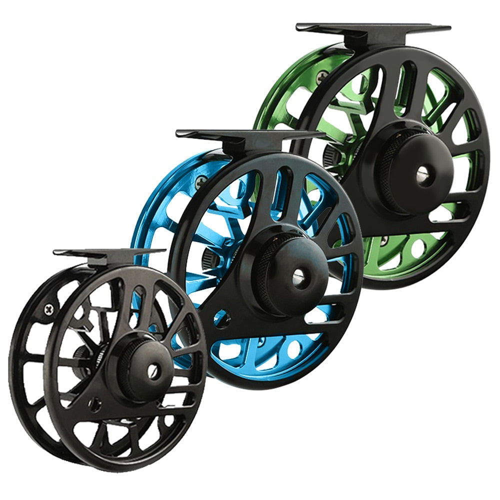 Fly Fishing Reels Large Arbor Alloy Aluminum Interchangeable Fly