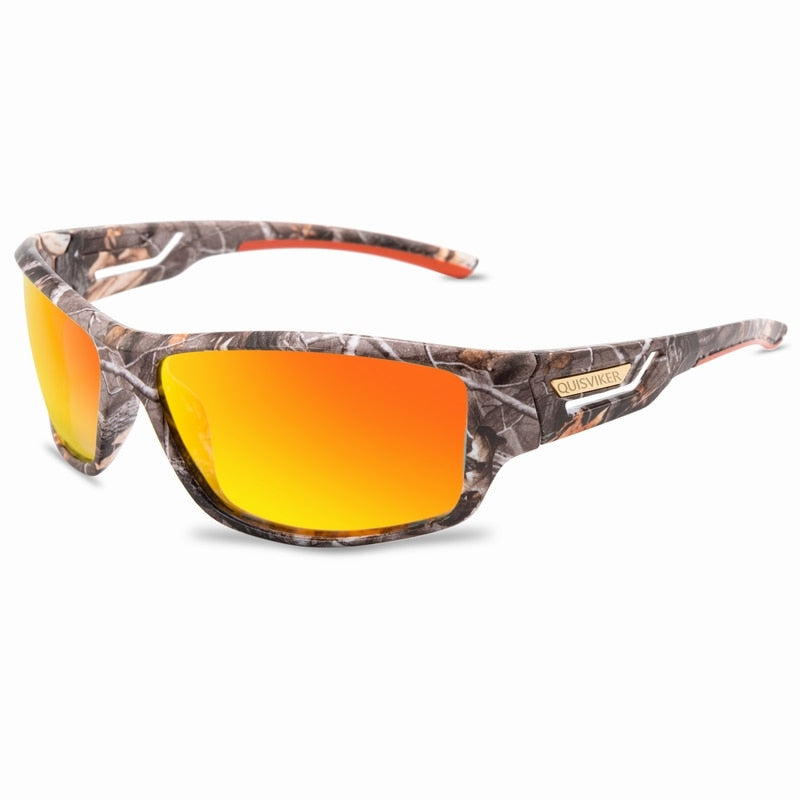 Camo polarized cheap fishing sunglasses