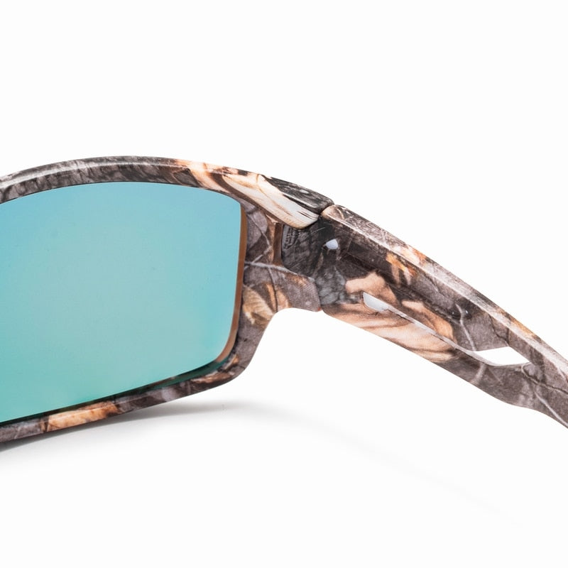  Polarized Camouflage Sport Fishing Sunglasses for Men and Women  - Ideal, Blue, S : Sports & Outdoors