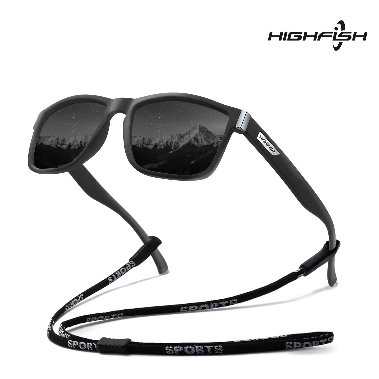 Highfish Polarized Fishing Sunglasses Black