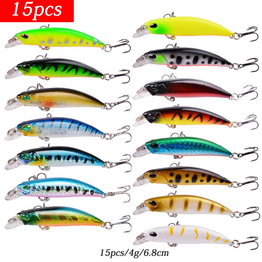 Arealer 83pcs Fishing Lures Kit for Bass Trout Salmon Fishing