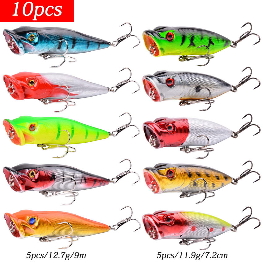 Aorace 10Pcs/Lot 14cm 23g Artificial Bait Minnow Fishing Lures Plastic Hard  Baits Lure Fishing Lures Kit for Bass Trout Crankbaits Jerkbaits Saltwater  : : Sporting Goods